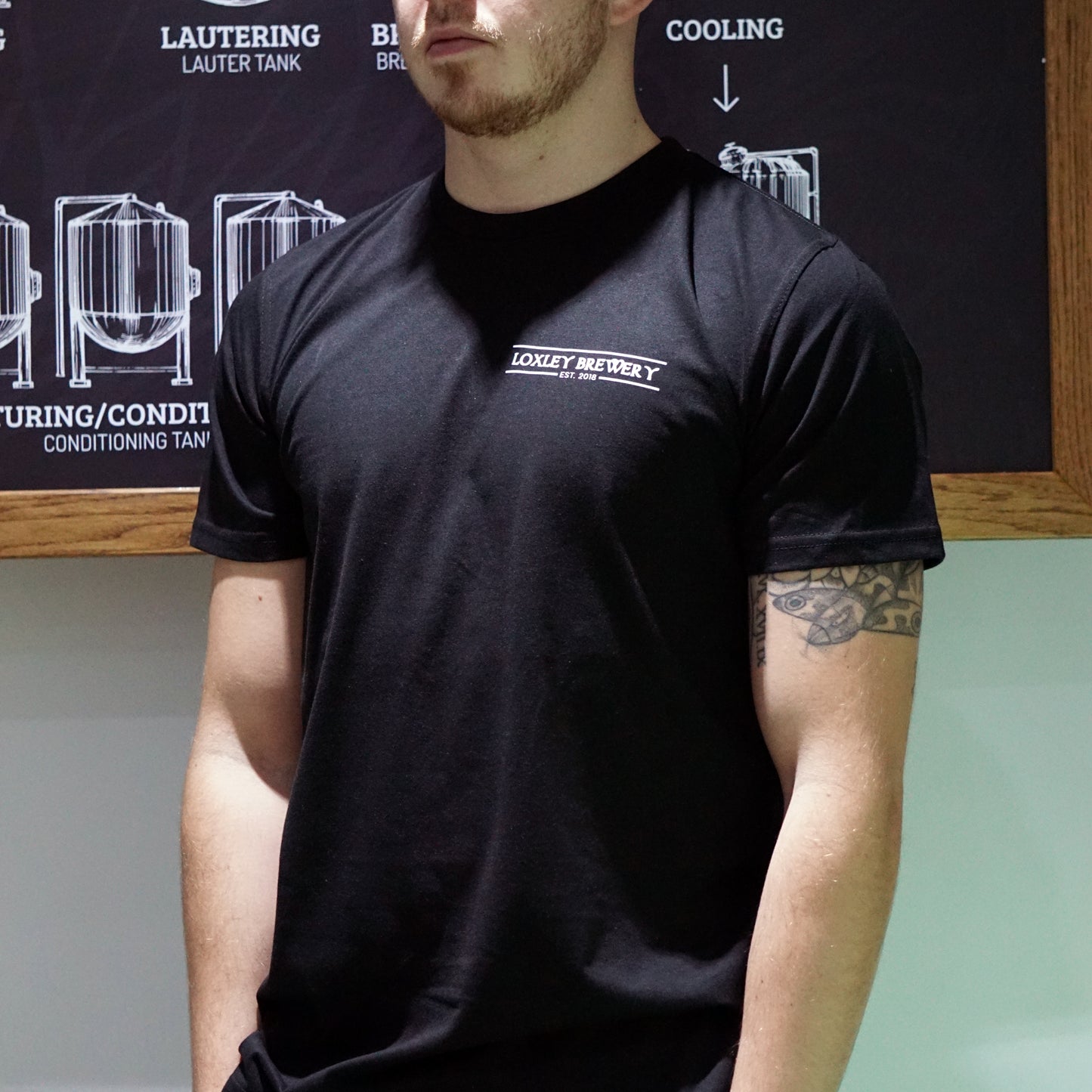 Black Loxley Brewery Tee 23